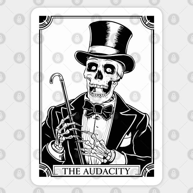 Funny Tarot Card : The Audacity Sticker by Custom Prints HD